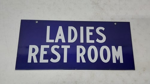 Ladies Restroom DSP sign