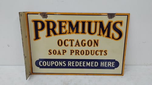 Premiums Octagon Soap Products DSP flange sign