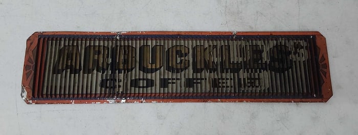 early 3-D unusual Arbuckles Coffee sign