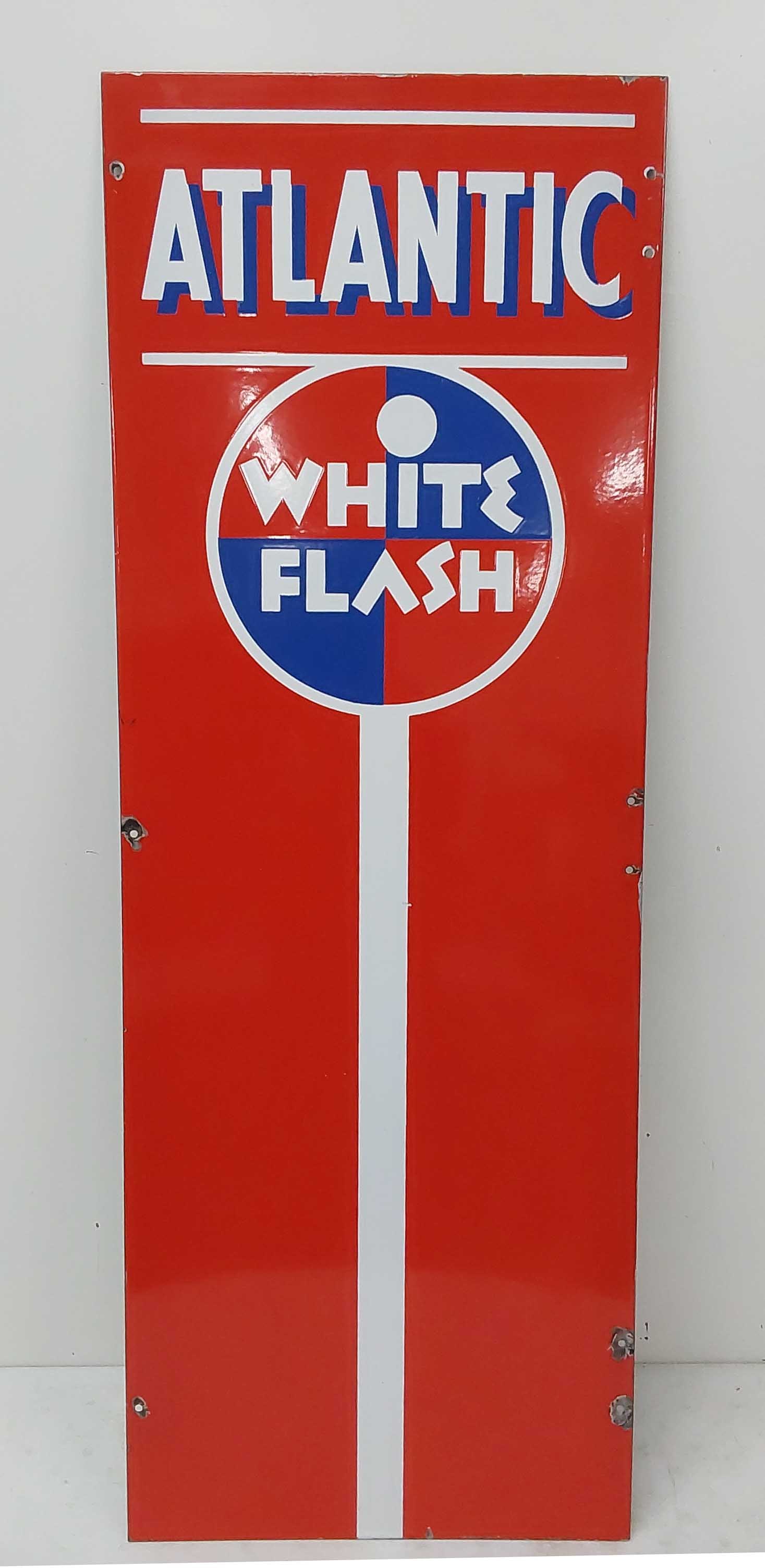 Atlantic White Flash PPP: Porcelain Pump Plate 15" x 41 1/2" Condition = 9