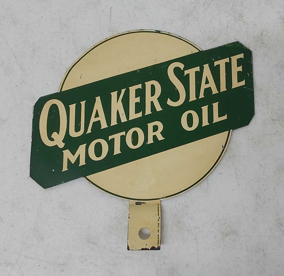 Quaker State Motor Oil Lubester DST sign (1 of 2)