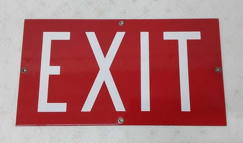 EXIT sign