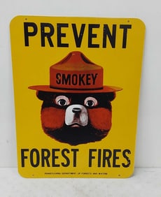 Prevent Forest Fires fiberglass sign