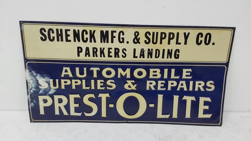 Prest-o-lite Automotive Supplies SST sign