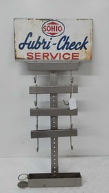 SOHIO Lubri-Check grease gun rack