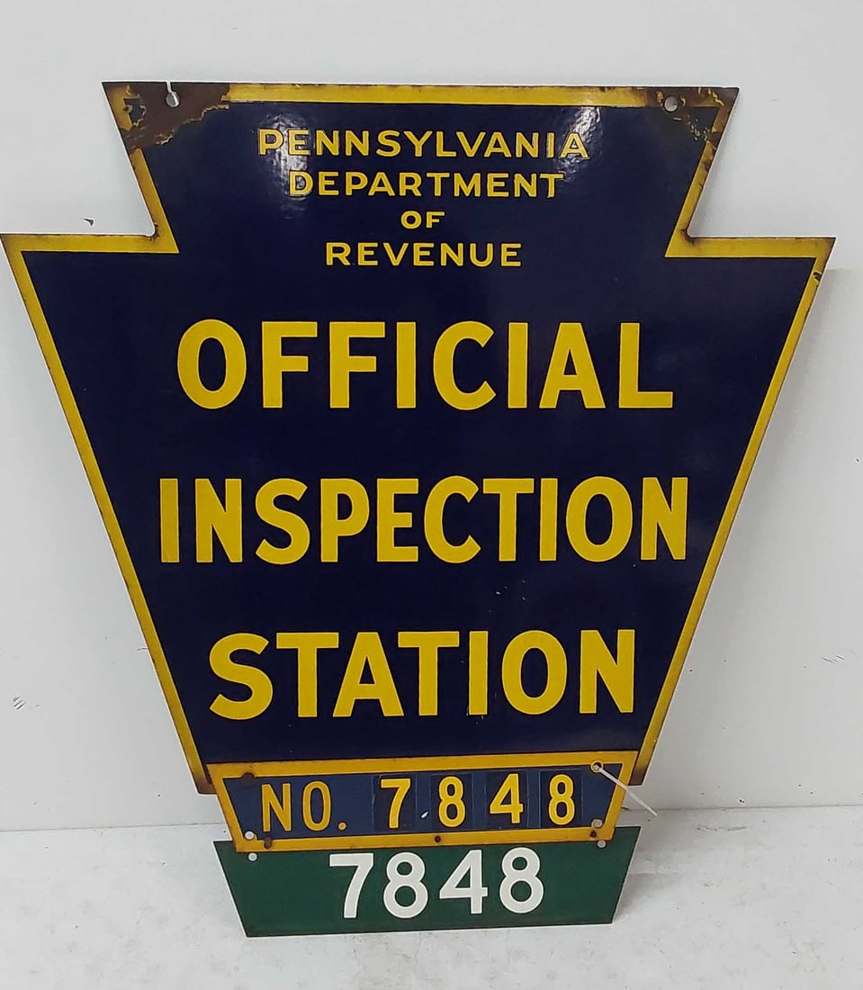 PA Official Inspection DSP sign (1 of 2)