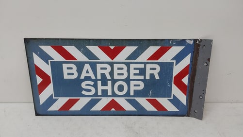 Barber Shop DSP flange sign