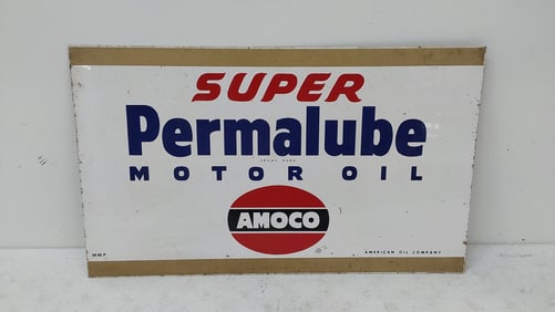 Super Permalube Motor OIl (Amoco) SST sign