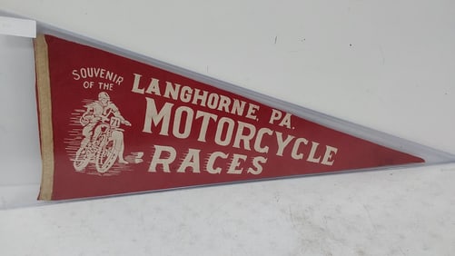 Langhorne, PA Motorcycle Races pendant