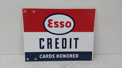 ESSO Credit Cards Honored DSP sign