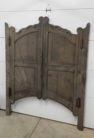 swinging saloon door
