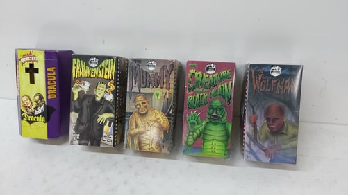 NIB (5) Universal Horror Movie figure wind up toys