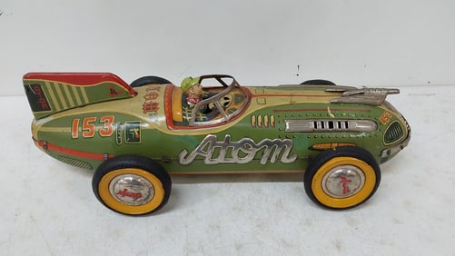 early Atom friction race car