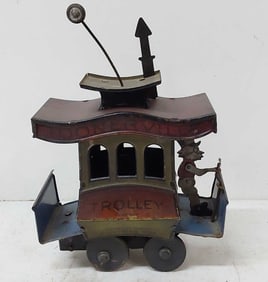 1922 Toonerville wind up trolley toy