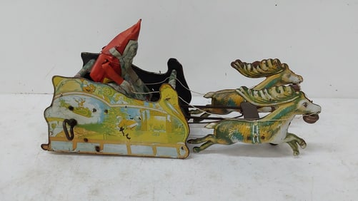 early wind up Santa toy