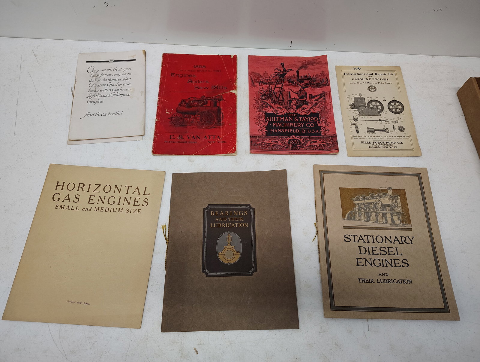 hit and miss engine literature: catalogs and photos