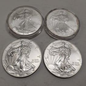 (4) silver eagles