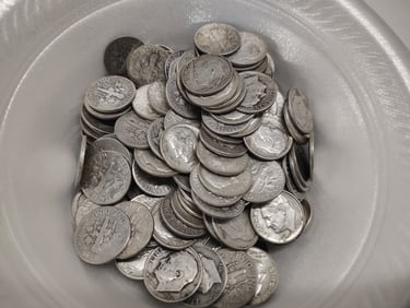 (200) silver Roosevelt dimes