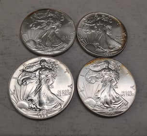 (4) silver eagles