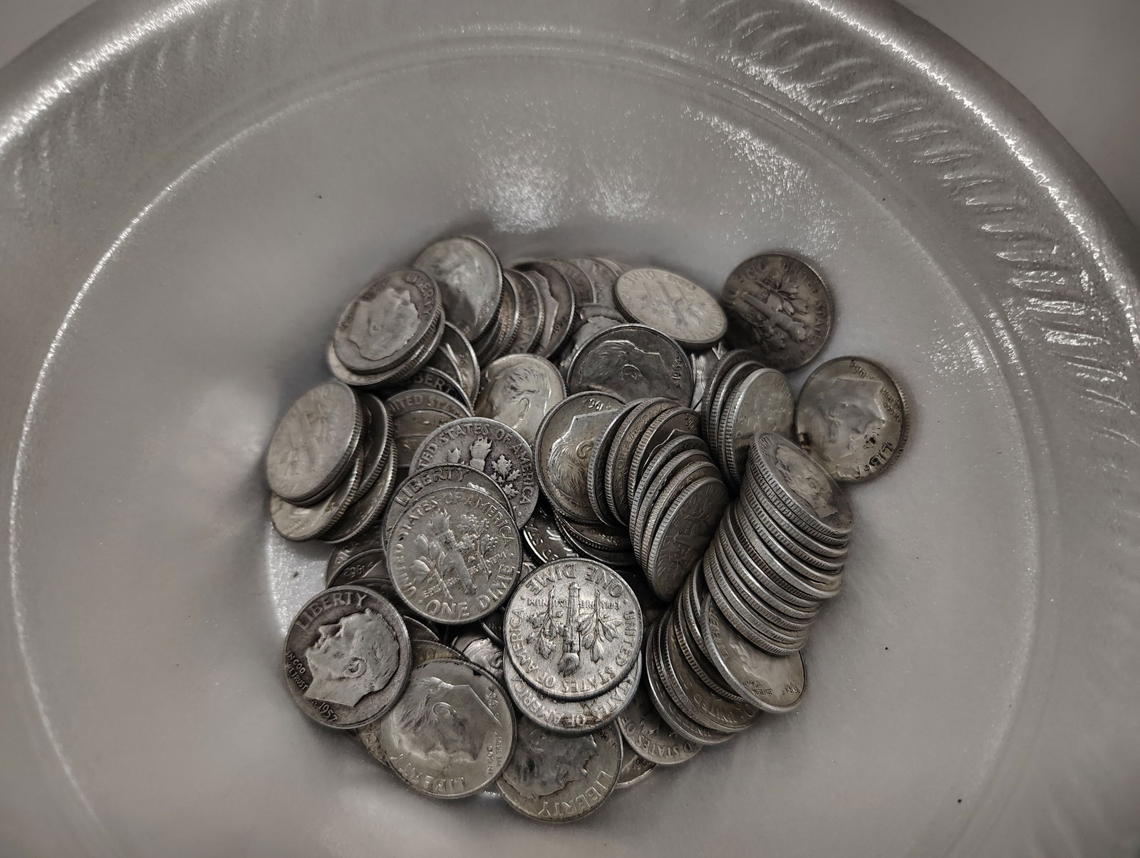 (100) silver Roosevelt dimes (1 of 1)