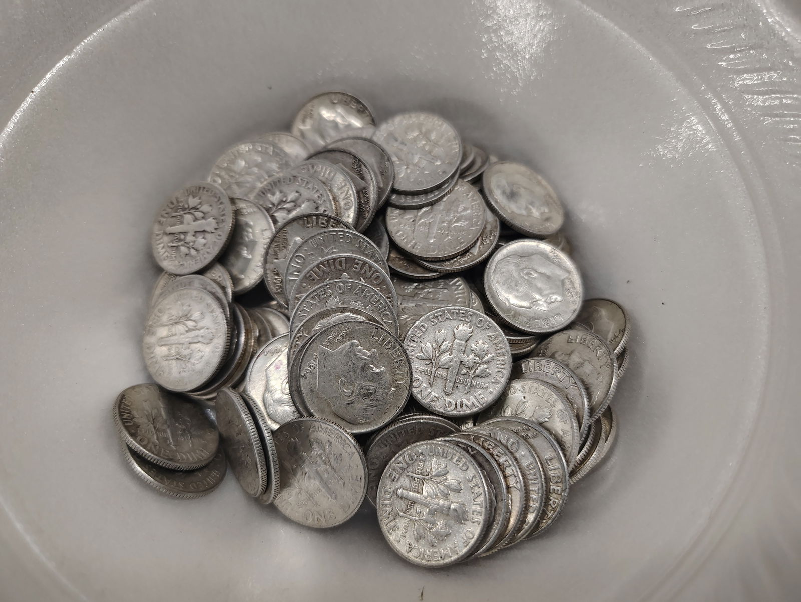 (100) silver Roosevelt dimes (1 of 1)