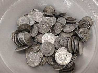 (200) Roosevelt silver dimes
