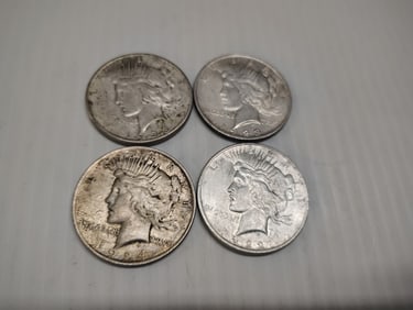 (4) Peace dollars