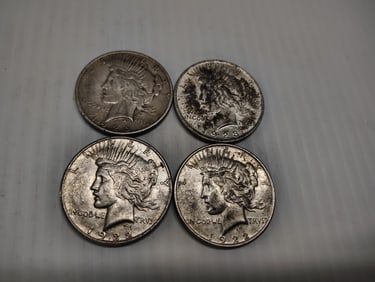 (4) Peace dollars