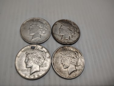 (4) peace dollars