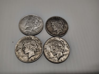 (4) peace dollars