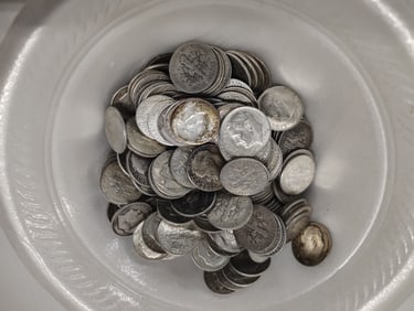 (200) silver roosevelt dimes