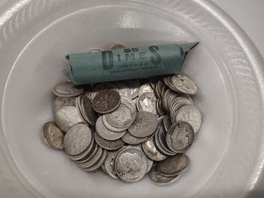 (150) silver Roosevelt dimes