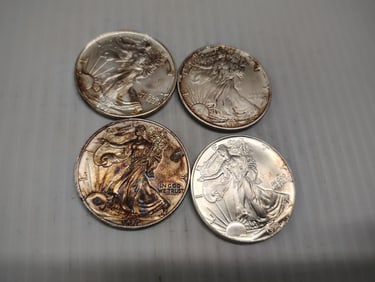 (4) silver eagles