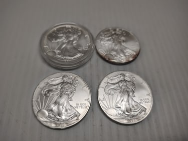 (4) silver eagles