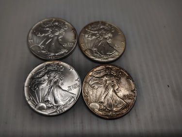 (4) silver eagles