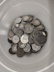 (135) Barber dimes