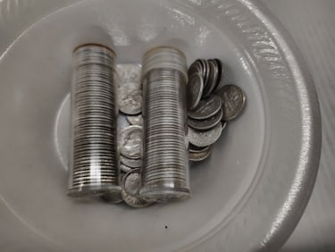 (135) silver Roosevelt dimes