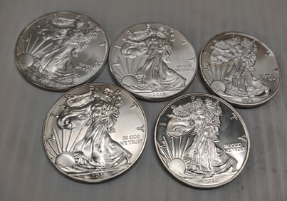 (5) silver eagles