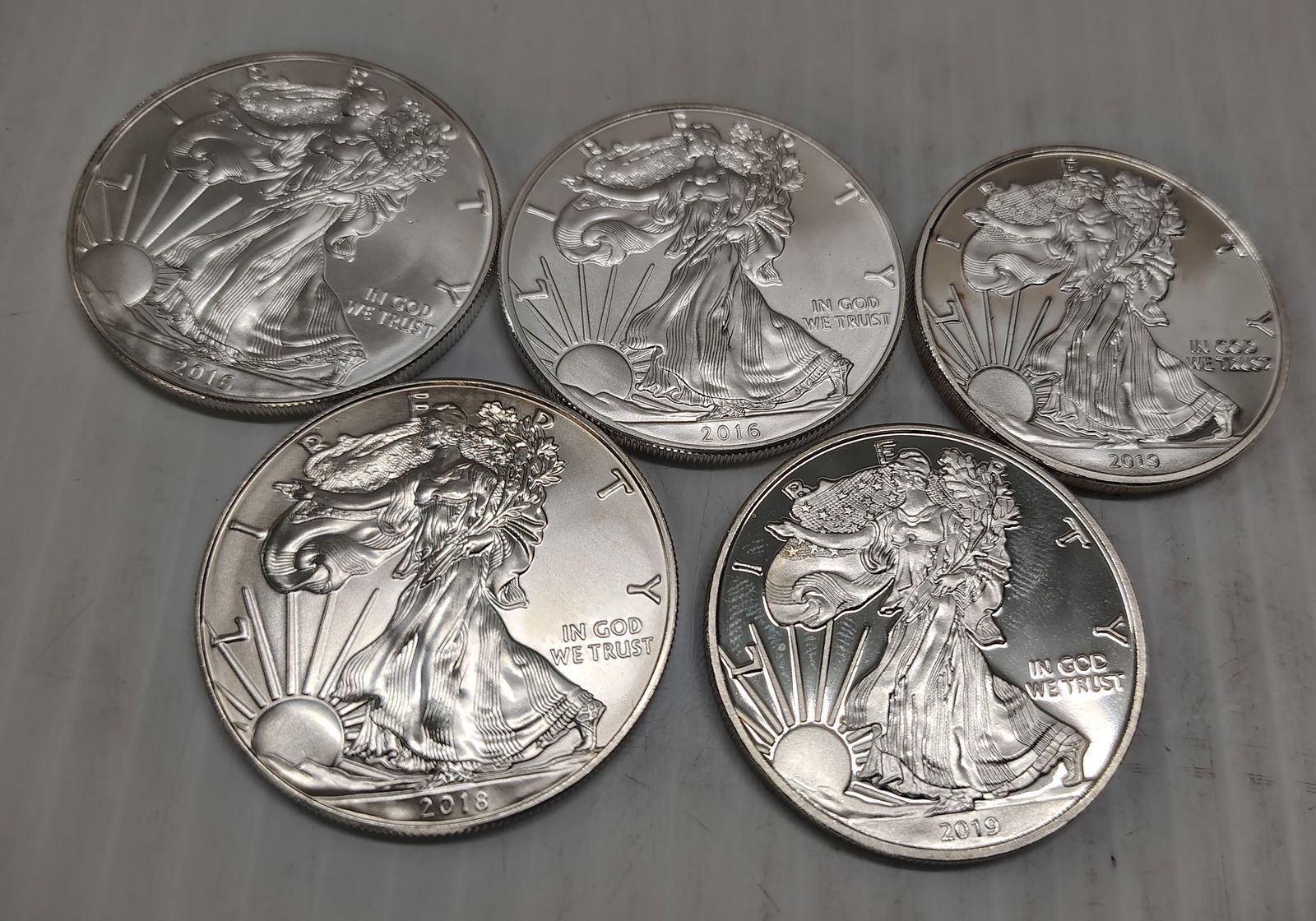 (5) silver eagles (1 of 1)