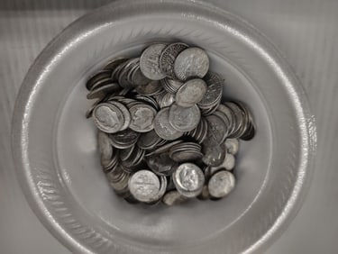 (244) Roosevelt silver dimes