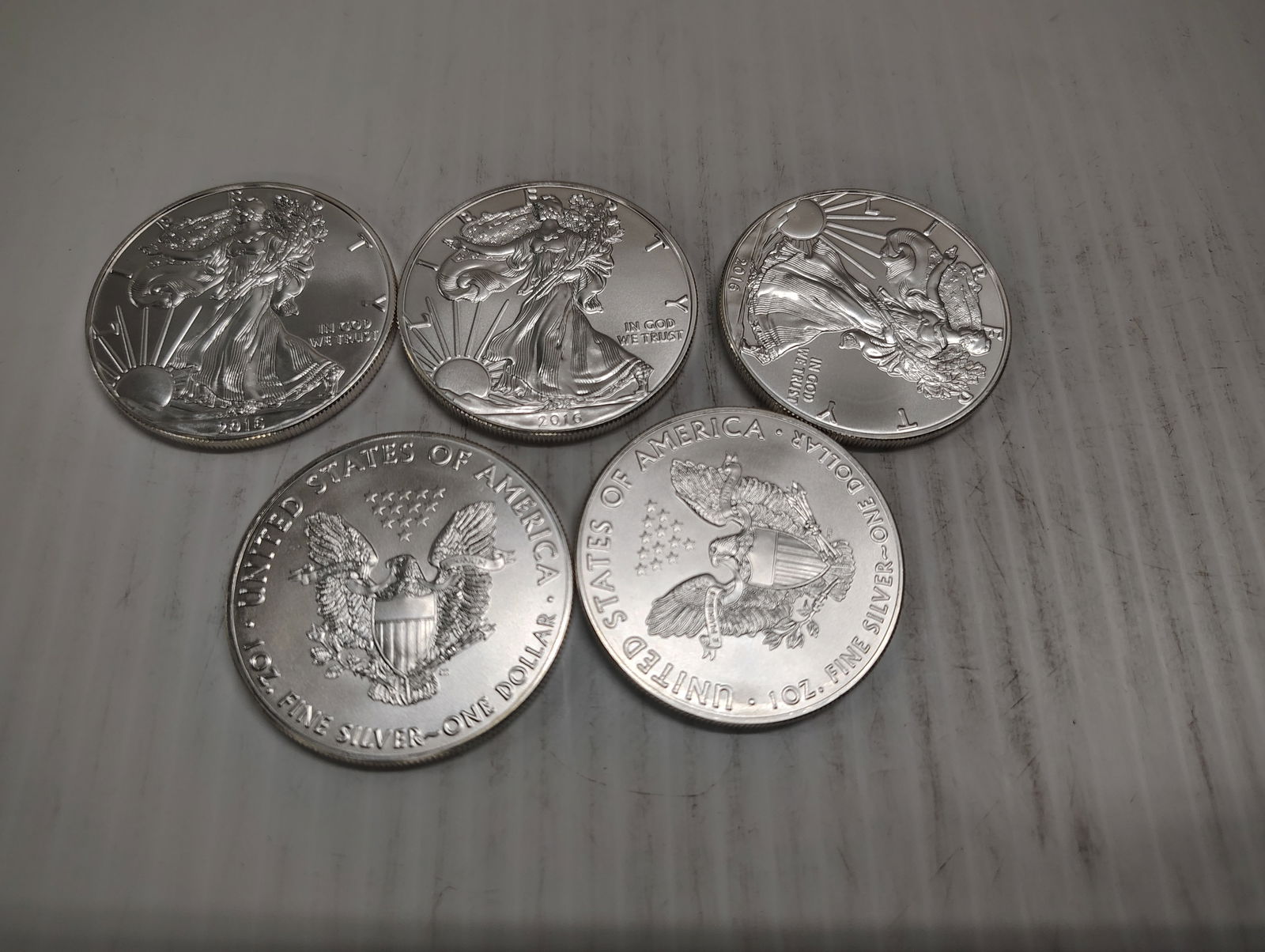 (5) silver eagles (1 of 1)