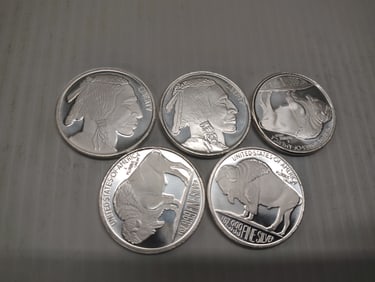 silver coin rounds
