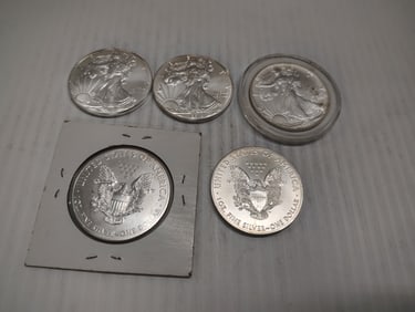 (5) silver eagles