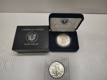 (2) silver eagles