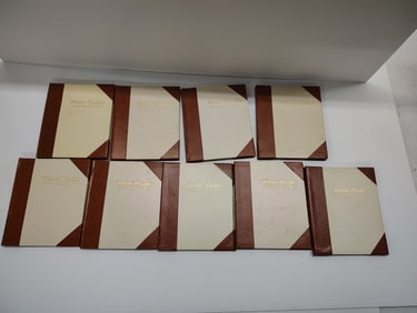(9) historic decades of coins and stamps