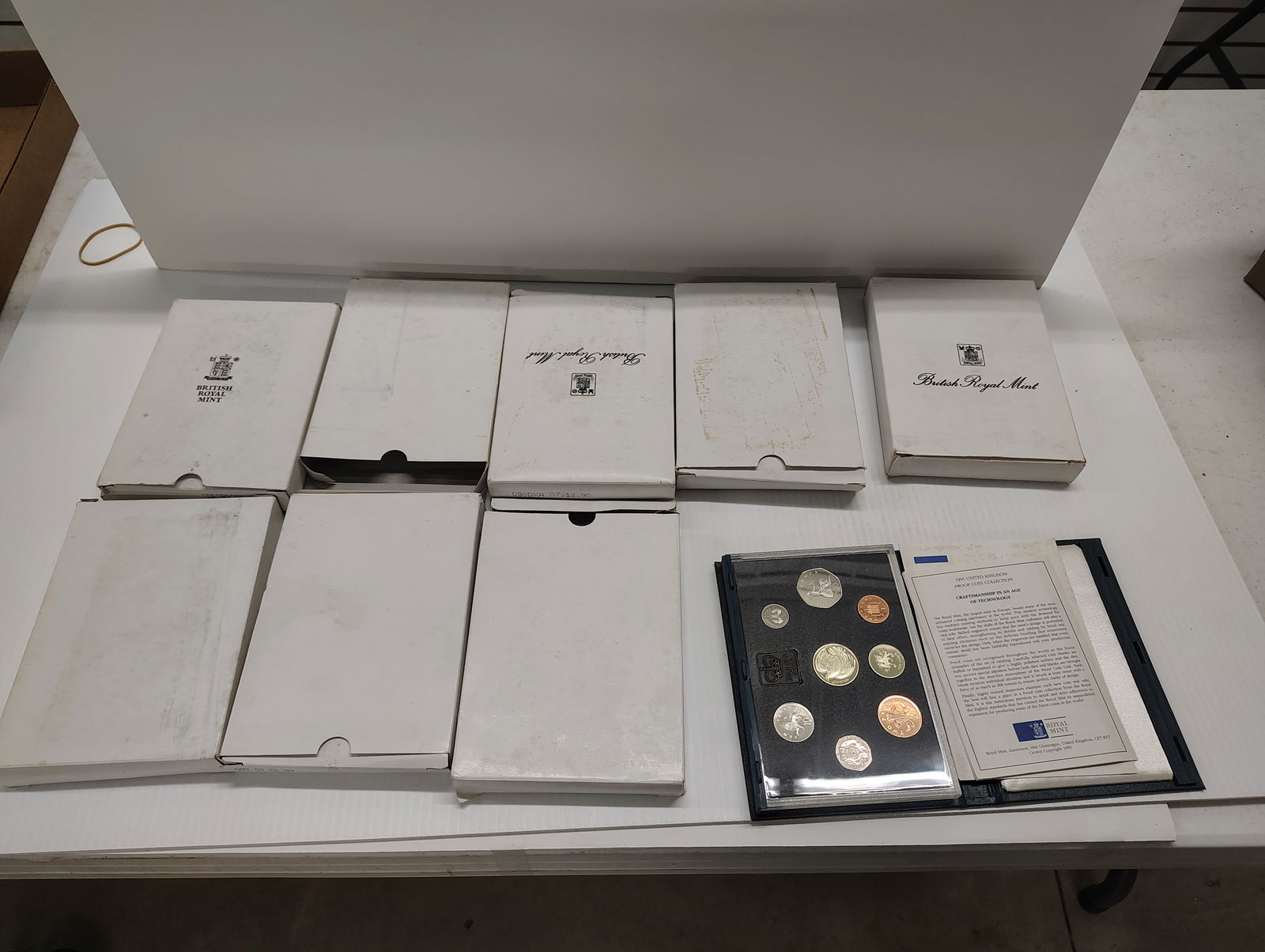 (8) British Royal mint sets (1 of 2)