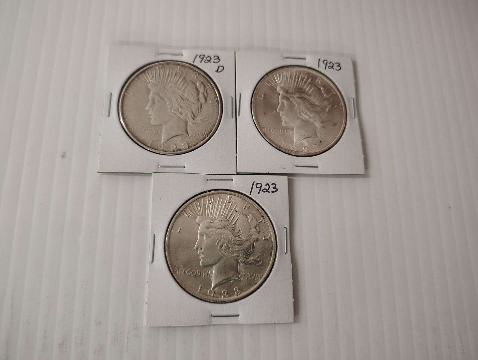 (3) peace dollars (1 of 2)