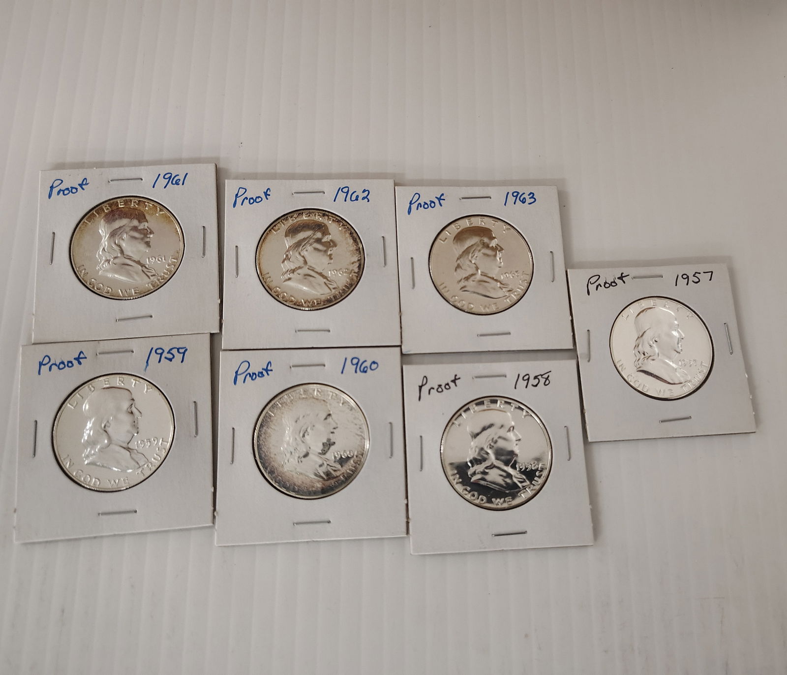 (7) Franklin half dollars (1 of 1)