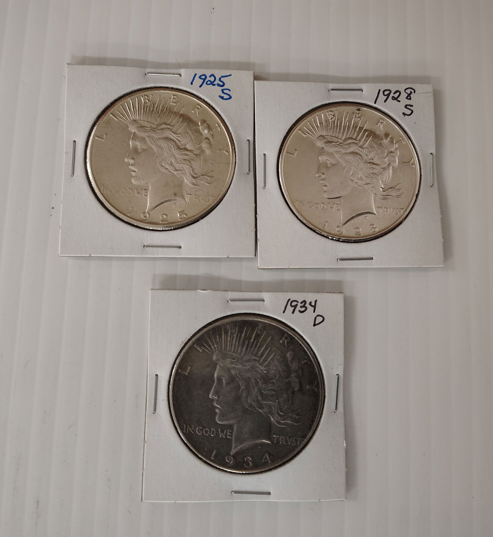 (3) peace dollars (1 of 2)