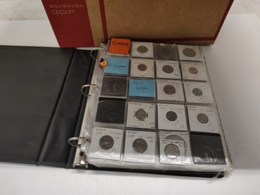 album of foreign coins